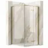  zuhanykabin Rea Bruno 90x90 Brush Gold