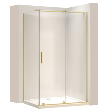 Zuhanykabin REA Montana Gold Brush 120x90 kád, zuhanykabin