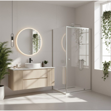  zuhanykabin Rea Primo Swing 80x80 Chrome kád, zuhanykabin