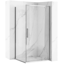  Zuhanykabin REA Rapid Swing Chrom Ajtó:120 x Fal:100 kád, zuhanykabin
