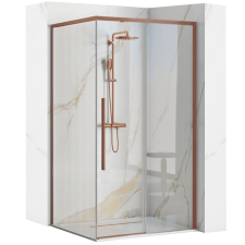 Zuhanykabin SOLAR Copper Brush 90x90 kád, zuhanykabin