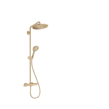 Zuhanyrendszer Hansgrohe Croma-Select termosztatikus csapteleppel csiszolt bronz 26891140 csaptelep