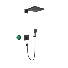  Zuhanyrendszer Hansgrohe Raindance E termosztatikus csapteleppel fekete matt 27939670 csaptelep
