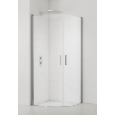 Zuhanysarok negyedkör 80x80 cm SAT Fusion SATFUS80CRT kád, zuhanykabin