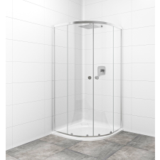  Zuhanysarok negyedkör 80x80 cm SAT Project SIKOMUS80CRT kád, zuhanykabin