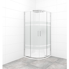 Zuhanysarok negyedkör 80x80 cm SAT TEX SATBKTEXS80CRS kád, zuhanykabin