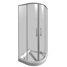 Zuhanysarok negyedkör 90x90 cm Jika Lyra Plus H2533820006681 kád, zuhanykabin