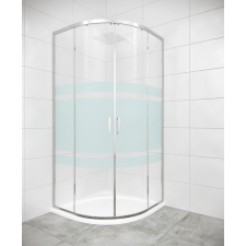 Zuhanysarok negyedkör 90x90 cm SAT TEX SIKOTEXS90CRS kád, zuhanykabin