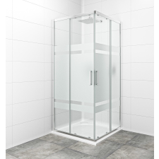 Zuhanysarok négyzet 90x90 cm SAT TEX SIKOTEXQ90CRS kád, zuhanykabin
