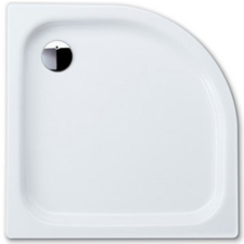 Zuhanytálca negyedkörös Kaldewei Zirkon 80x80 cm zománcozott acél alpesi fehér 456535000001 kád, zuhanykabin