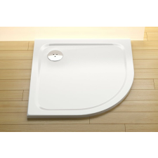  Zuhanytálca negyedkörös Ravak 90x90 cm öntött márvány fehér XA247701010 kád, zuhanykabin