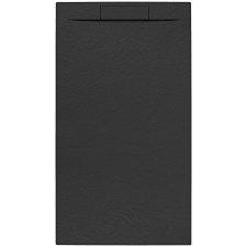  Zuhanytálca négyszögletes SAT Fusion 140x90 cm öntött márvány Grafito SATFU14090G kád, zuhanykabin