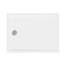  Zuhanytálca négyszögletes SAT Project 100x80 cm öntött márvány fehér SATSVPRO10080 kád, zuhanykabin