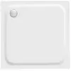  Zuhanytálca Rea Belmond White 80x80 Szálcsiszolt réz fedél