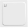  Zuhanytálca Rea Belmond White 90x90 Szálcsiszolt réz fedél