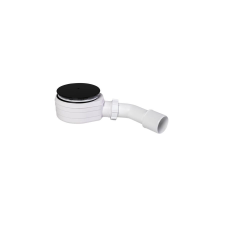 Zuhanytálca szifon Ø90 mm, fekete, 60 mm alacsony kád, zuhanykabin