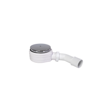 Zuhanytálca szifon Ø90 mm, krómozott, 60 mm alacsony kád, zuhanykabin
