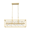 ZUMA Spring arany-átlátszó kristály függesztett lámpa (ZU-P0578-06C-V7V7) G9 6 izzós IP20