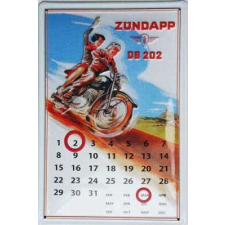 Zündapp DB202 - Fémtábla dekoráció