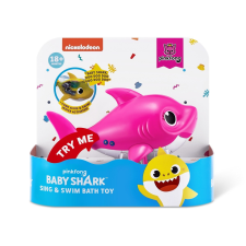 Zuru Toys Robo Alive: Mommy Shark úszó és éneklő cápa - Rózsaszín fürdőszobai játék