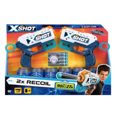 Zuru X-Shot: Dupla Recoil szivacslövő fegyver szett katonásdi