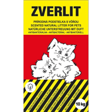 Zverlit macskaalom bentonit illatos 3-4 mm piros 10kg macskaalom