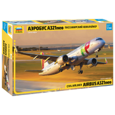  Zvezda A-321NEO  1:144 makett repülő (7043) makett