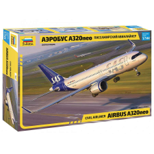  Zvezda Airbus A320 NEO  1:144 makett repülő (7037) makett