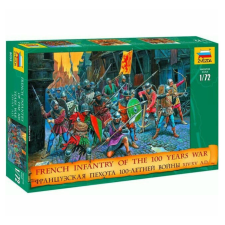  Zvezda French Infantry Of The 100 Years War 1:72 (8053) makett