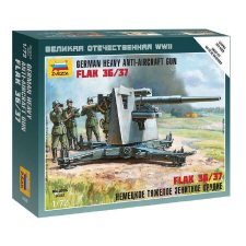  Zvezda German 88 mm Flak 1936/37  makett figura 1:72 (6158) makett