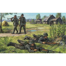 Zvezda German Anti Tank Rifle Team makett  makett figura 1:72 (6216) makett