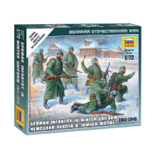  Zvezda German Infantry /Winter uniform/  makett figura 1:72 (6198) makett