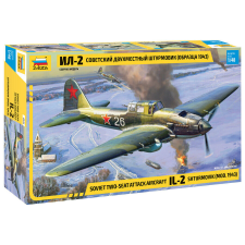  Zvezda IL-2 shturmovik mod.1943  1:48 makett repülő (4826) makett