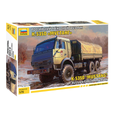  Zvezda K-5350 Mustang Russian Three Axle Truck 1:72 (5074) makett