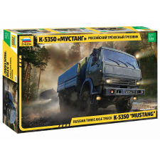  Zvezda K-5350 Truck 3-axle Mustang  1:35 makett harcjármű (3697) makett
