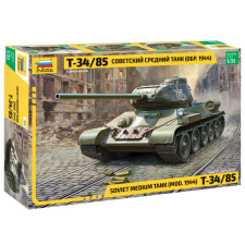  Zvezda Soviet Medium Tank T-34/85 1:35 makett harcjármű (3687) makett