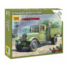 Zvezda Soviet Military 3 Ton Truck ZIS-5 makett 1:100 (6124Z) makett