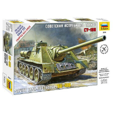  Zvezda Soviet Self-propelled Gun SU-100  1:72 makett harcjármű (5044) makett