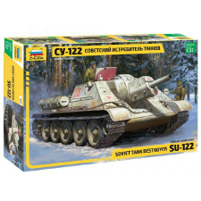  Zvezda SU-122 Self Propelled Gun 1:35 makett harcjármű (3691) makett