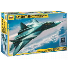  Zvezda Sukhoi T-50 1:72 makett repülő (7275) makett