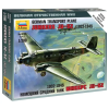  Zvezda Transport Plane Junkers JU-52 1932-1945 1:200 (6139)