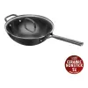 zwilling 1034370 Milano Wok serpenyő Üveg fedéllel 30cm - Fekete