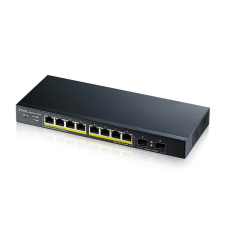 ZyXEL GS1900-10HP-EU0102F 10x1000Mbps Smart Menedzselhető PoE Switch hub és switch