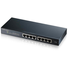 ZyXEL GS1900-8 Vezérelt L2 Gigabit Ethernet (10/100/1000) Fekete (GS1900-8-EU0102F) hub és switch