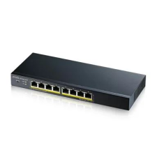 ZyXEL GS1900-8HP v3 8port GbE LAN PoE (70W) smart menedzselhető switch (GS1900-8HP-EU0103F) (GS1900-8HP-EU0103F) hub és switch