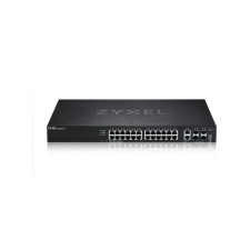 ZyXEL XGS2220-30 Vezérelt L3 Gigabit Ethernet (10/100/1000) Fekete (XGS2220-30-EU0101F) hub és switch