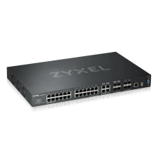 ZyXEL XGS4600-32F Gigabit Smart Switch – Fekete hub és switch